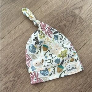 Floral Knot Baby Hat